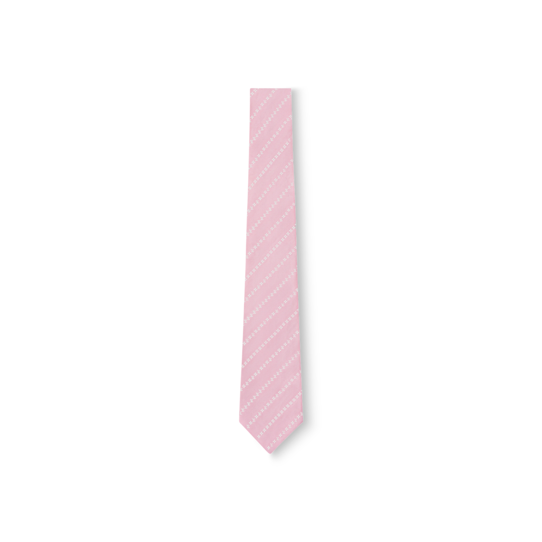 Pinstripes Micro Flower Tie S00 - Men - Accessories | LOUIS VUITTON ®